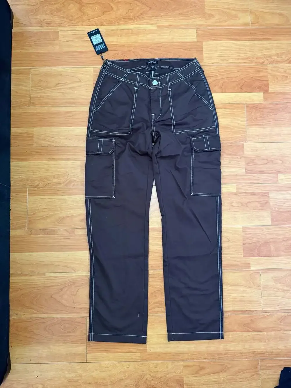 True Religion Baggy SN Cargo Pant in Java